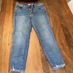 Madewell High rise skinny jeans